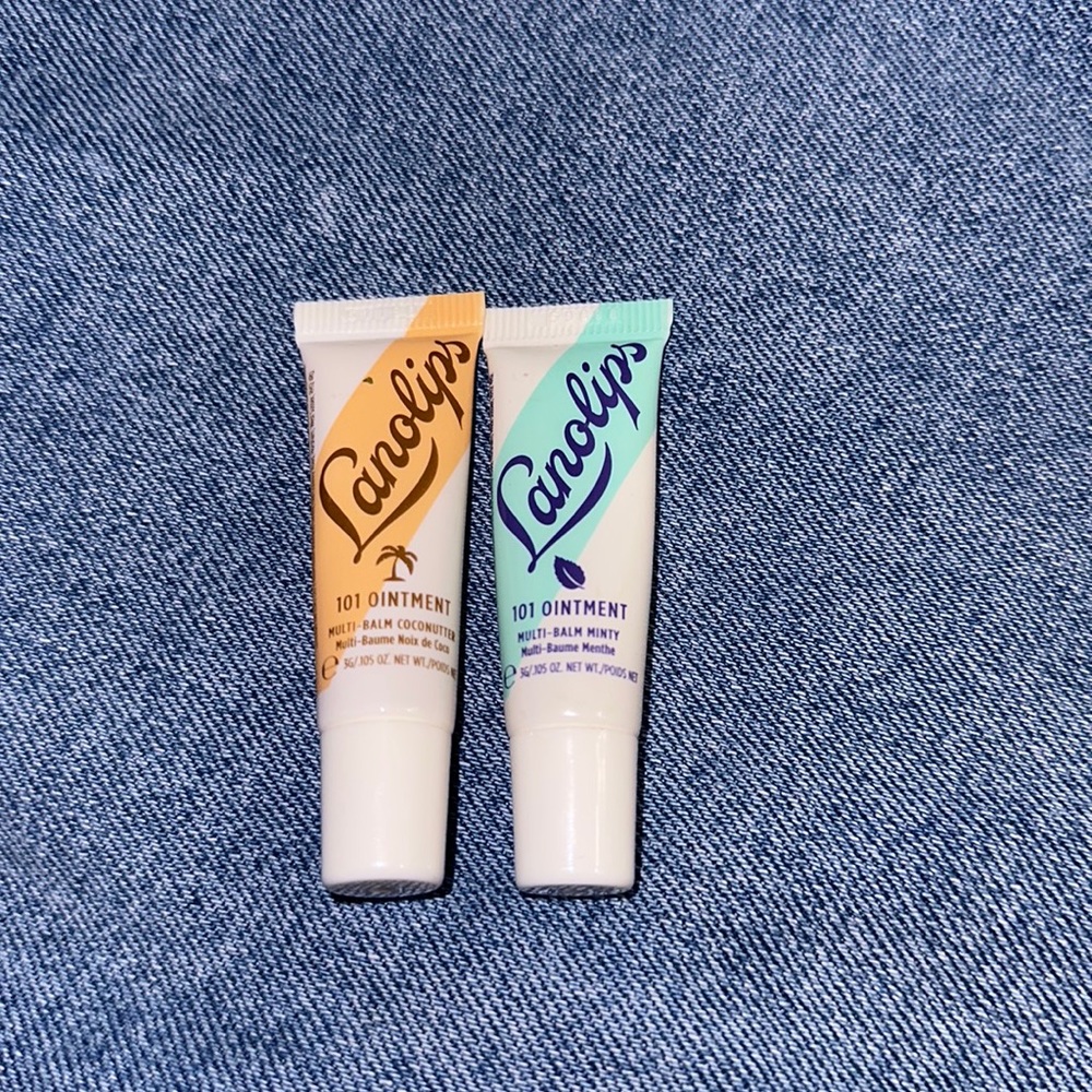 Set of 2-Lanolips | Coconutter & Minty 101 Ointment Lip Balm